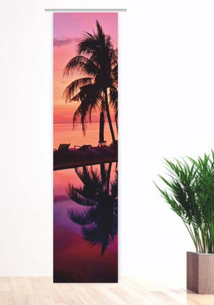 Bali Morgenerwachen, Flächenvorhang Einzel